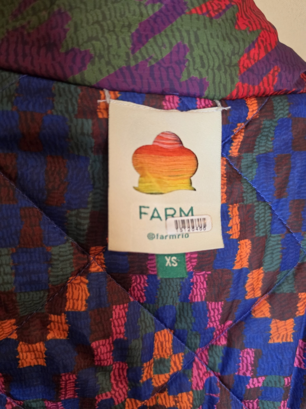 FARM Rio Girls' Multicolor Quilted Dress - XS (Missing Belt) - Picture 8 of 15